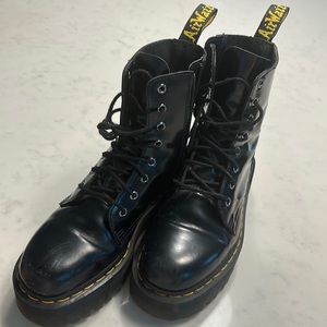 DR. MARTEN’S Jadon Smooth Leather Platforms